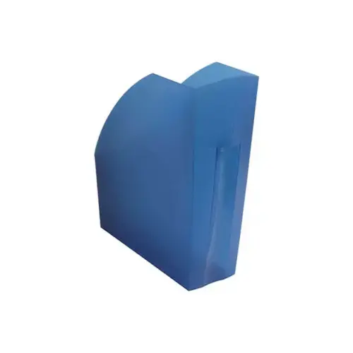 Classeur-à-revues THE MAGAZINE - Bleu royal translucide - EXACOMPTA photo du produit