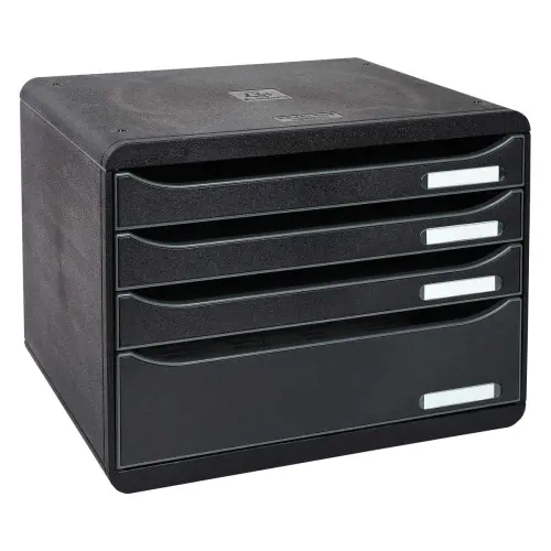 BIG-BOX PLUS HORIZON MAXI 4 tiroirs - Noir - EXACOMPTA photo du produit