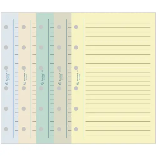 Recharge Exatime 14 travers couleurs - EXACOMPTA photo du produit