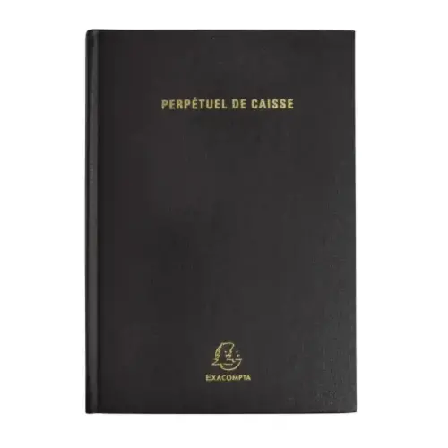 Agenda bureau 14.8 x 21 perpétuel caisse Noir - Exacompta photo du produit