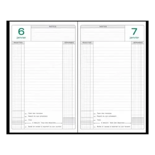 Agenda bureau 14.8 x 21 perpétuel caisse coul - Exacompta photo du produit