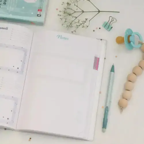 Agenda journalier 15 x 21 Baby Day non millésimé - EXACOMPTA photo du produit