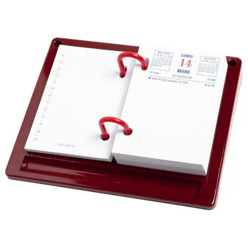 Socle pour bloc plastique Bordeaux photo du produit