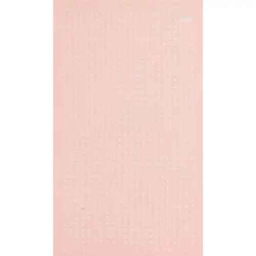 Chiffres transfert blancs 2,5 mm 952 caract&egrave;res photo du produit