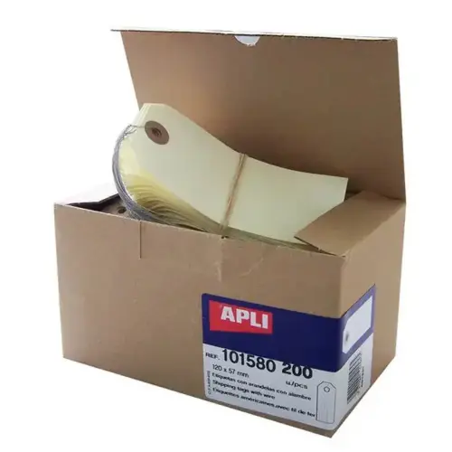 200 Etiquettes américaines fil de fer - 120 x 57 mm - APLI photo du produit