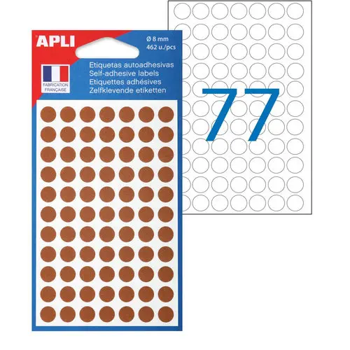 Pastilles marron Ø 8 mm 462 u. photo du produit