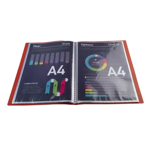 Porte-vues OPAK PP5/10e A4100 vues rouge photo du produit