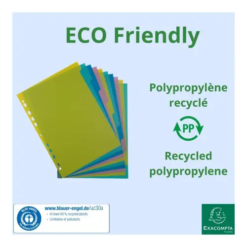 Intercalaires FOREVER YOUNG PP A4 10P photo du produit