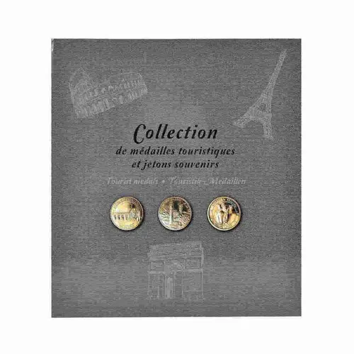 Album carton pr 50 medailles touristique photo du produit