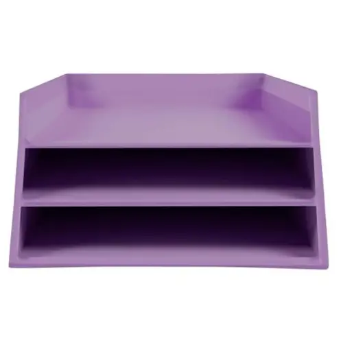 Corbeille à courrier en carton - 3 niveaux - EXACOMPTA photo du produit