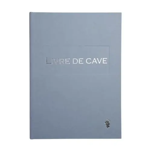 LIVRE DE CAVE.220X170.96 PAGES GRIS photo du produit