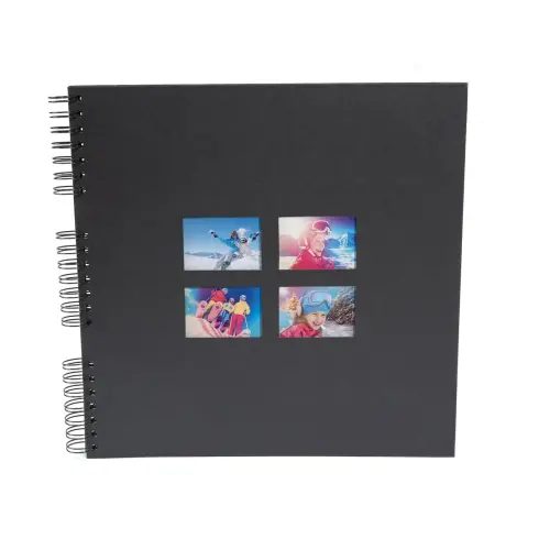 Alb spiral 60p Noir 32x32cm MILANO Noir photo du produit