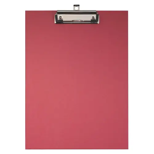 Porte-bloc papier enduit A4 Rouge - Exacompta photo du produit