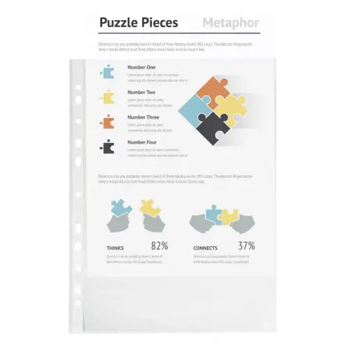 Sach.100 poch.perfo A5 PP Stand. graine photo du produit