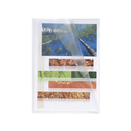 Sachet 100 poch.Coin PP Lisse cristal A5 photo du produit