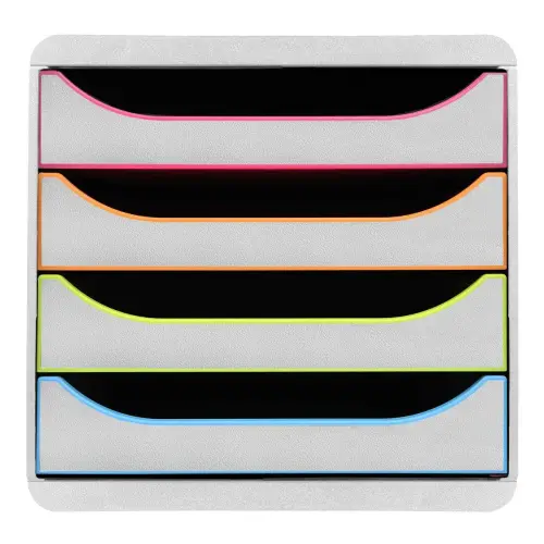 BIG BOX Black Office blanc/arlequin/blan - Exacompta photo du produit