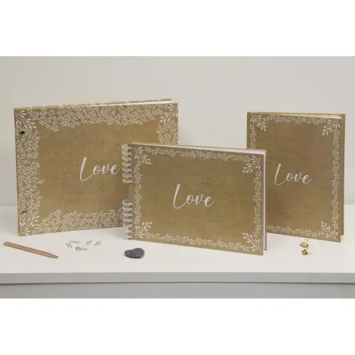 Alb. spirale 50p blanc 32x22cm KRAFT photo du produit