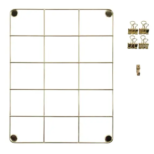 Tableau photo metal 217x281mm dore photo du produit