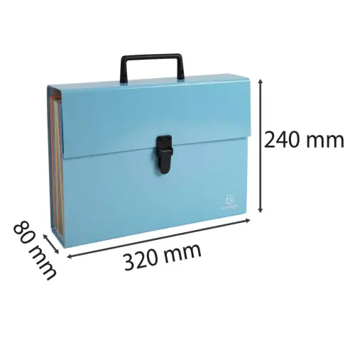 Trieur Familial 18 Compart. Aquarel Bleu photo du produit