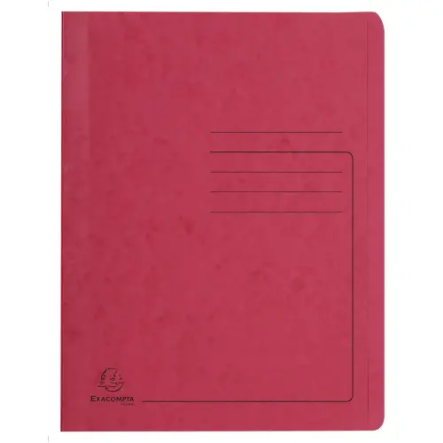Chemise a lamelles C.L 355g A4 rouge photo du produit
