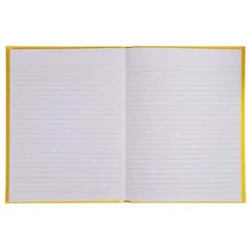 Carnet Iderama lign&eacute; - 22 x 17 cm - 192 pages - Jaune - FSC&reg; - Exacompta photo du produit