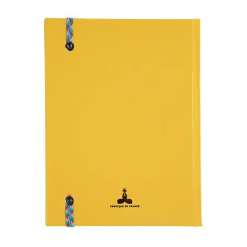 Carnet Iderama lign&eacute; - 22 x 17 cm - 192 pages - Jaune - FSC&reg; - Exacompta photo du produit