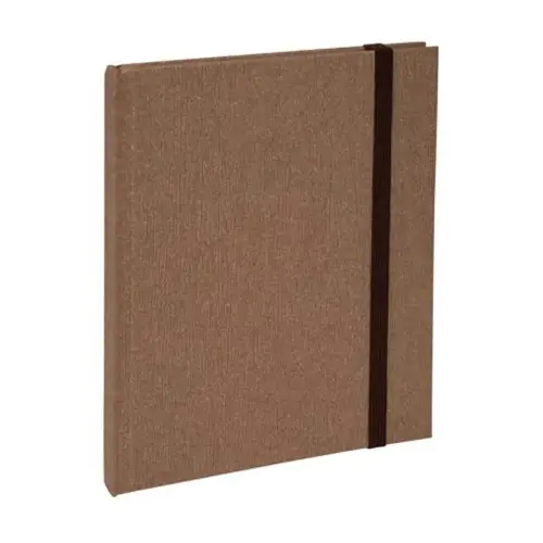 Carnet Nature lign&eacute; - 22 x 17 cm - 192 pages - Brun - FSC&reg; - Exacompta photo du produit