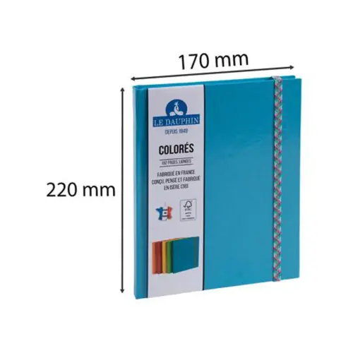 REG IDERAMA 220x170 192P LIGNE BLEU FSC&reg; photo du produit
