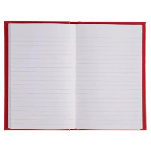 Carnet ligné - 192 pages - 14 x 11 cm - Rouge - EXACOMPTA photo du produit