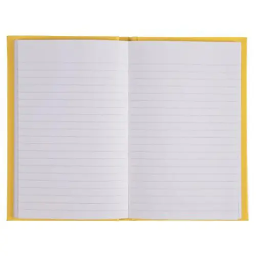 Carnet lign&eacute; - 17 x 11 cm - 192 pages - Jaune - EXACOMPTA photo du produit