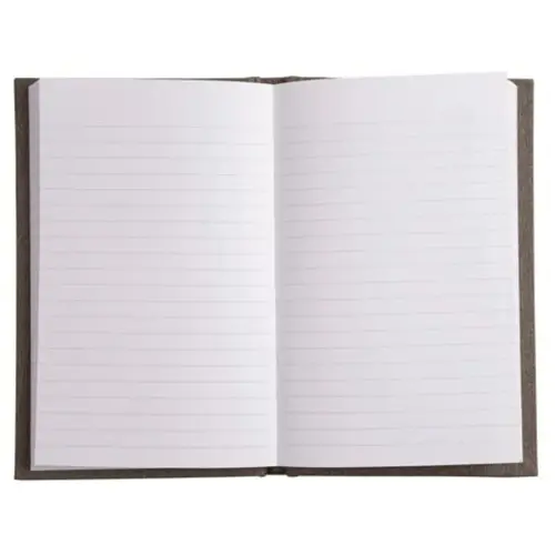 Carnet Nature lign&eacute; - 17 x 11 cm - 192 pages - Gris - FSC&reg; - Exacompta photo du produit