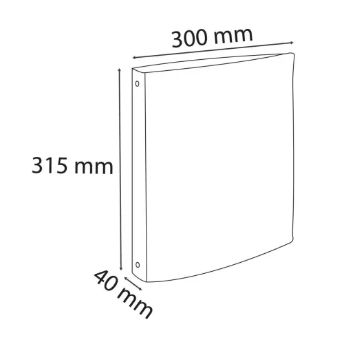 Classeur A4 4anx 25mm Aquarel Mauve photo du produit