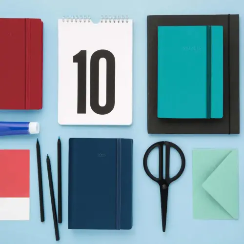 CARNET 15 ligne Silk corail Elast photo du produit