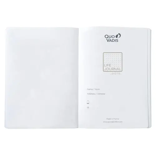 CARNET 21 dots Life Journal prune El photo du produit