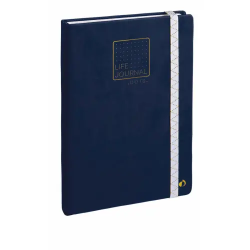 CARNET 21 dots Life Journal bleu oceanEl photo du produit