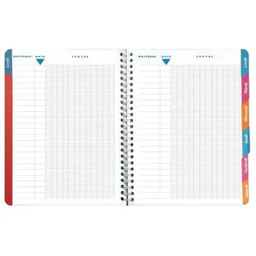 Cahier textes Animaux Chat yx bleux photo du produit