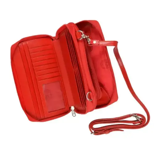 SAC MINI TOUT EN UN 20X12,5 Satiny rouge photo du produit
