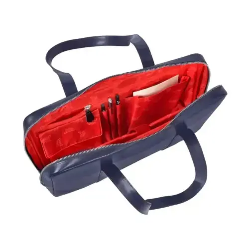 SACOCHE GDE ANSE Satiny marine photo du produit