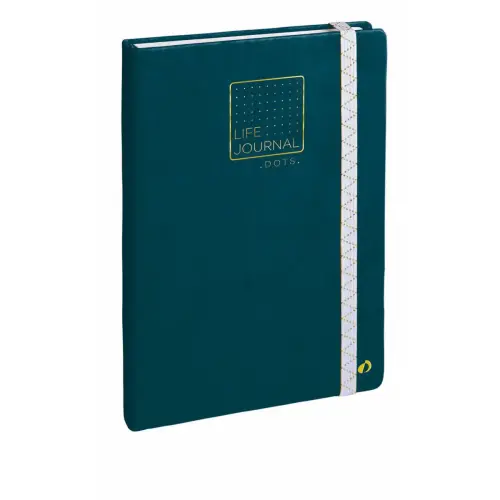 CARNET 21 dots Life Journal bl canard El photo du produit