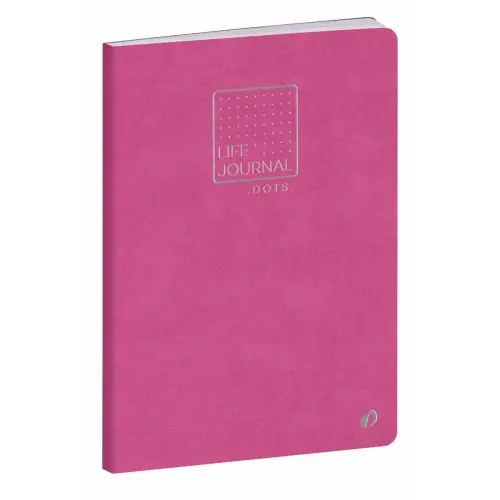CARNET 21 dots LJ SLIM rose pivoine photo du produit