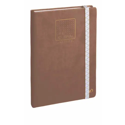 CARNET 21 INFINITE FR Life Journal taupe photo du produit