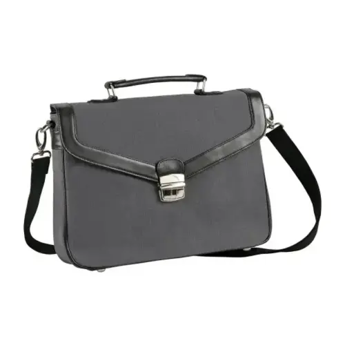 SACOCHE FERMOIR METAL S1829 gris noir photo du produit