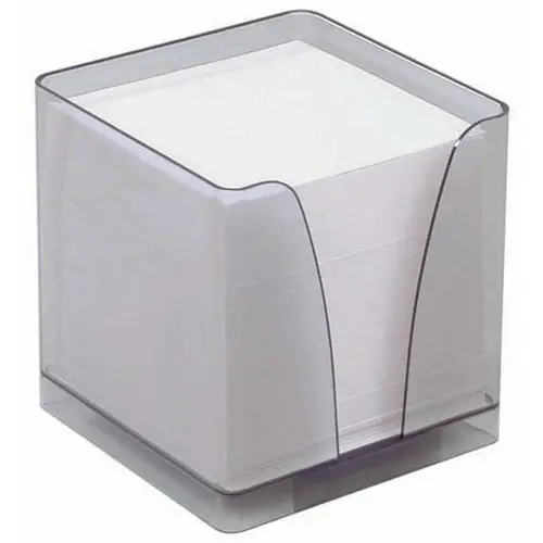 BLOC CUBE PLEXI Papier blanc par 20 photo du produit