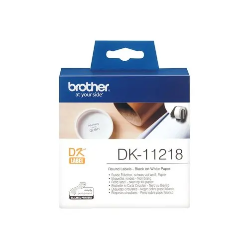 BROTHER étiquettes ROND 24MM PK1000 photo du produit