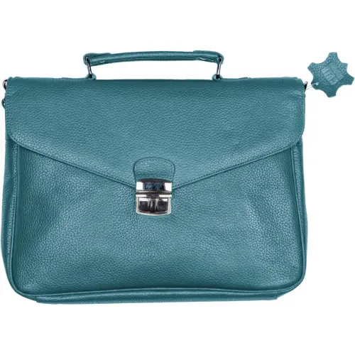 SACOCHE FERMOIR METAL Goya bleu canard photo du produit