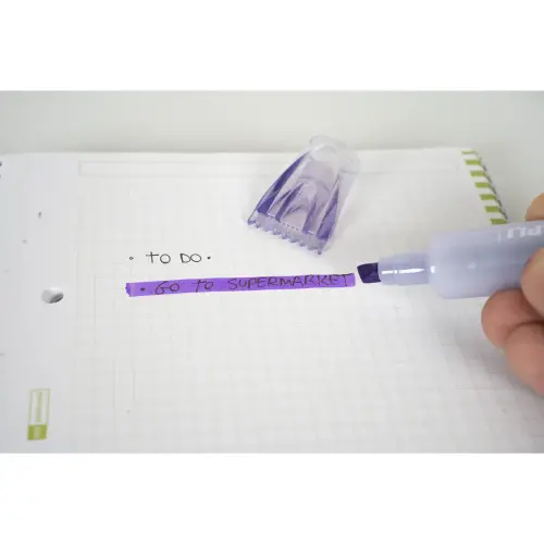 Présentoir de 36 marqueurs fluo Candy Markers - Couleurs assorties - Apli photo du produit