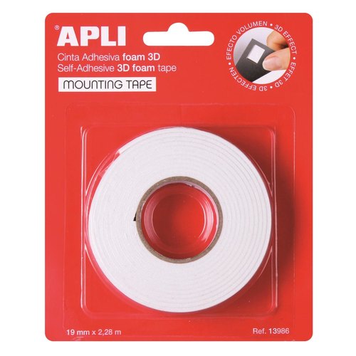 RUB ADH MOUSSE DOUBLE FACE 19MM x 2,28M photo du produit