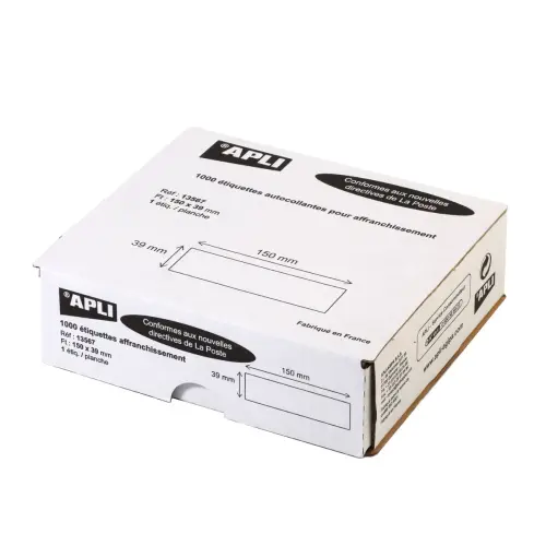 BTE 1000 ETQ AFFR 1P  150x39 photo du produit