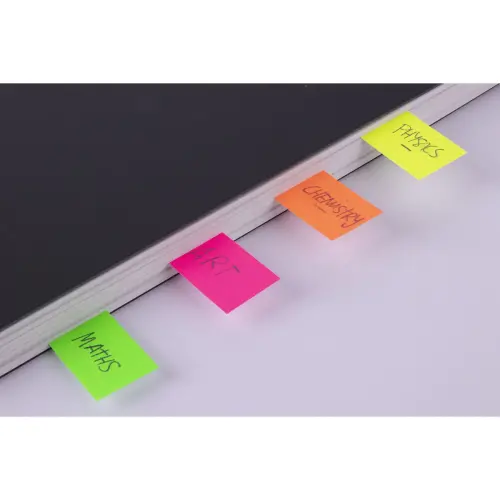 INDEX 4 COUL FLUO 20X50 photo du produit