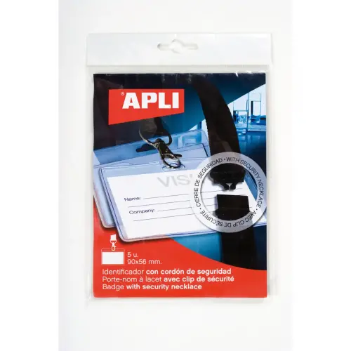 Badge 90x56 lacet securité 5u photo du produit